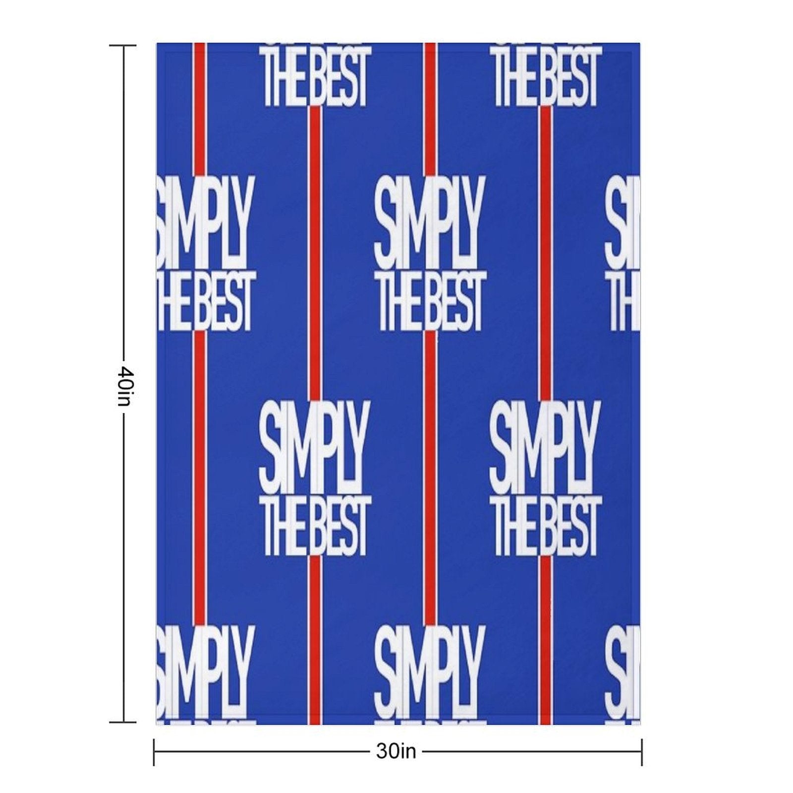 Rangers Fc Simply The Best Design Anti-pilling Throw Blanket