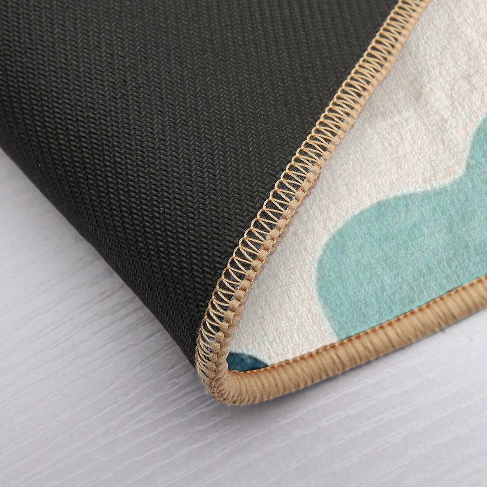 Abstract Winter Vibes  Fade-Resistant Bath Mat