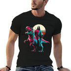 Jesus T-Rex - Funny Christian Religious Dinosaurs Dino Lover  Slim-fit Cut T-Shirt