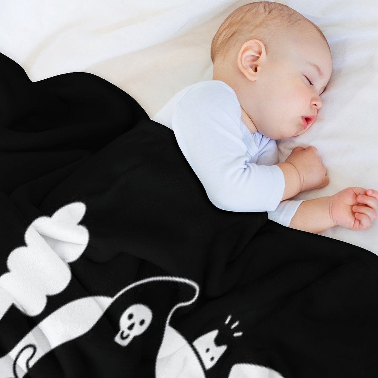 Death And His Cats Anti-pilling Throw Blanket