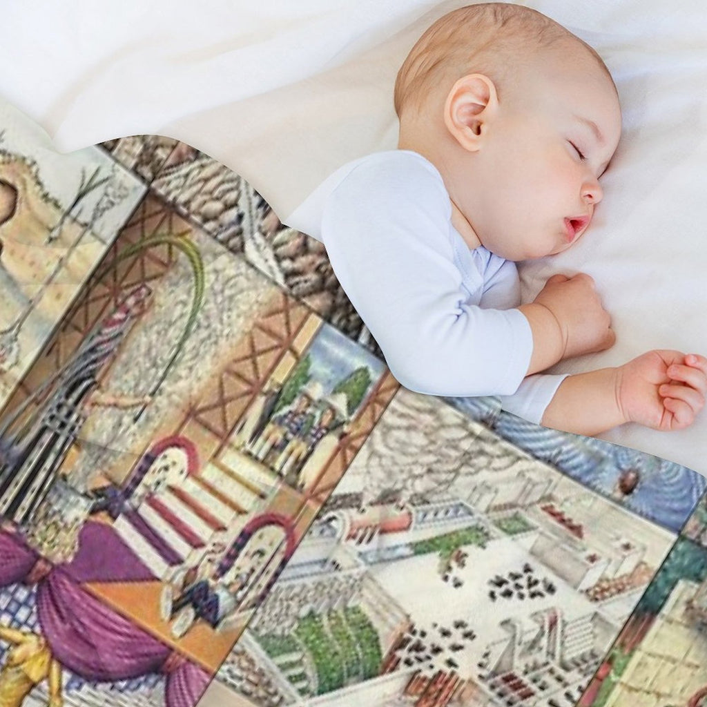 Codex Seraphinianus Velvety-soft Throw Blanket