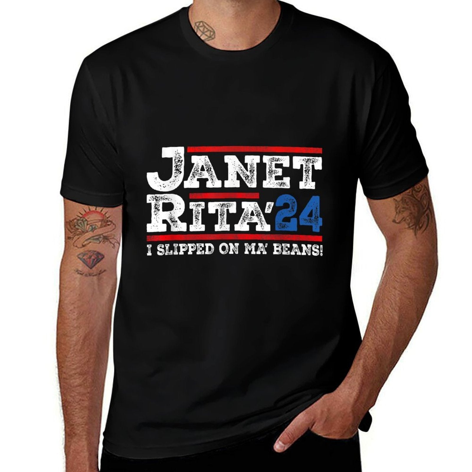 Janet And Rita for President 2024  Polyester Blend T-Shirt