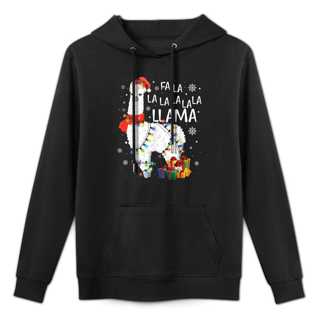 Fa La La Llama Christmas Funny Lllama Lover Xmas Pajamas All-Day Comfort Hoodie