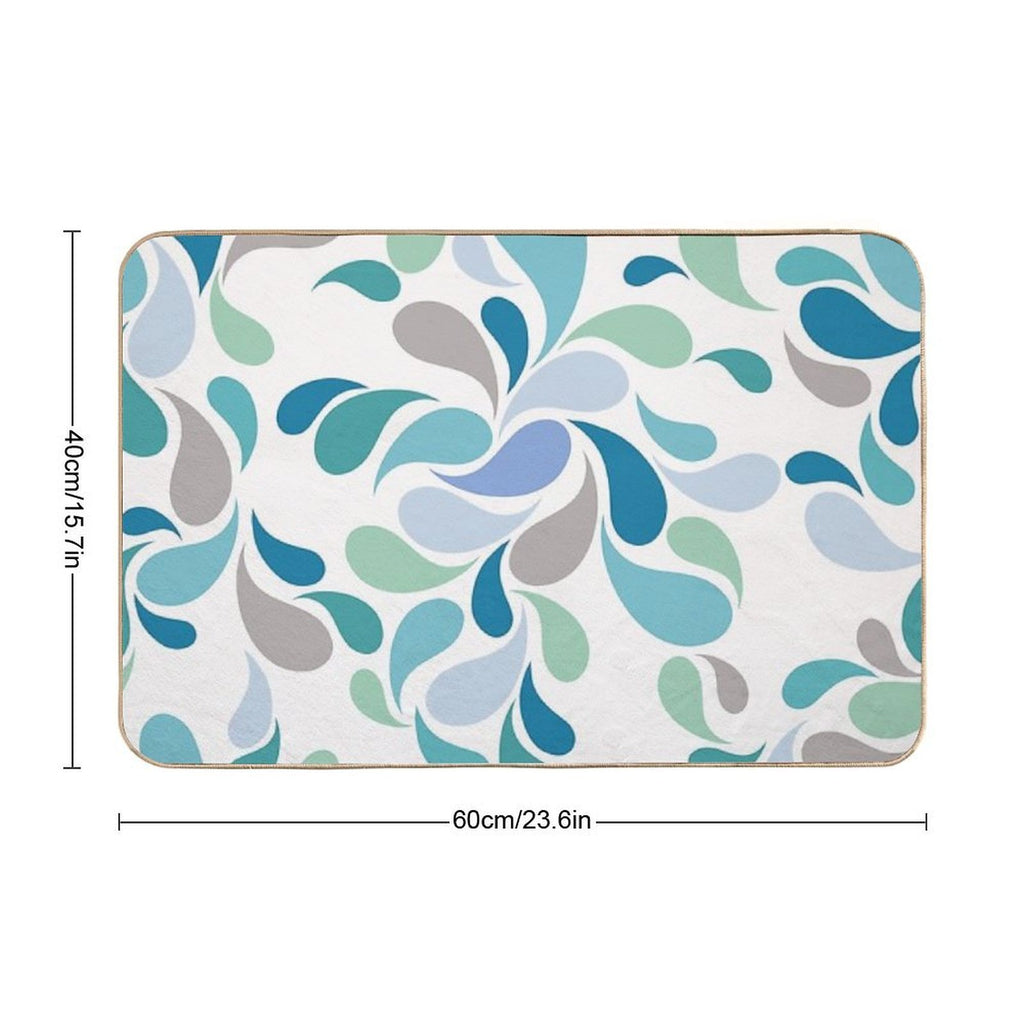 Abstract Apostrophes  Non-Slip Bath Mat