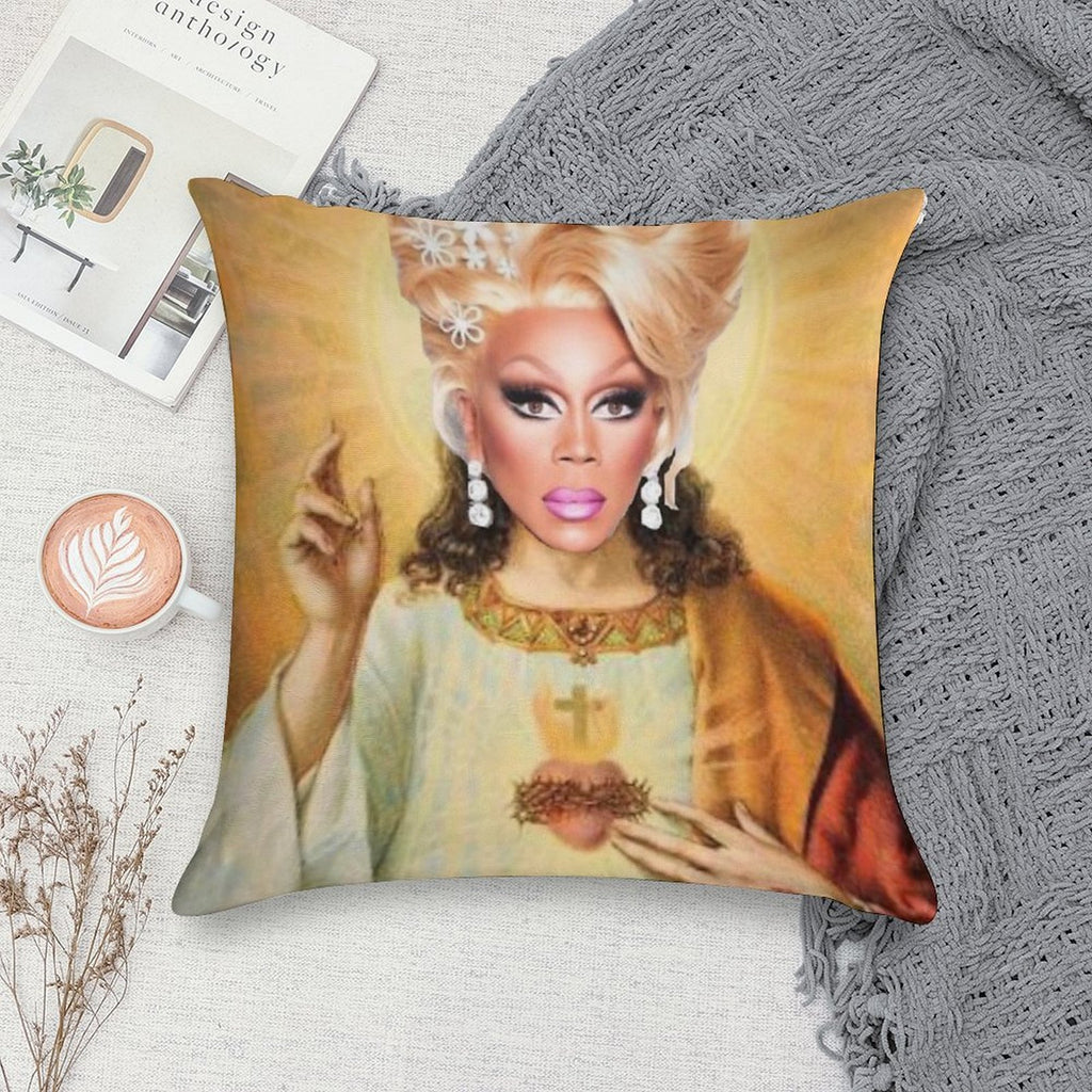 Drag Jesus Soft Style Accent Throw Pillow