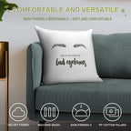 Bad Eyebrows Beauty Soft Gift Ready Throw Pillow