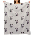 Herdwick Lamb (Lake District Sheep) Watercolour Compact Throw Blanket