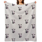 Herdwick Lamb (Lake District Sheep) Watercolour Compact Throw Blanket