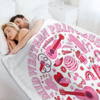 Pink Pony Club Chappell Roan Pink Design Sustainable Throw Blanket