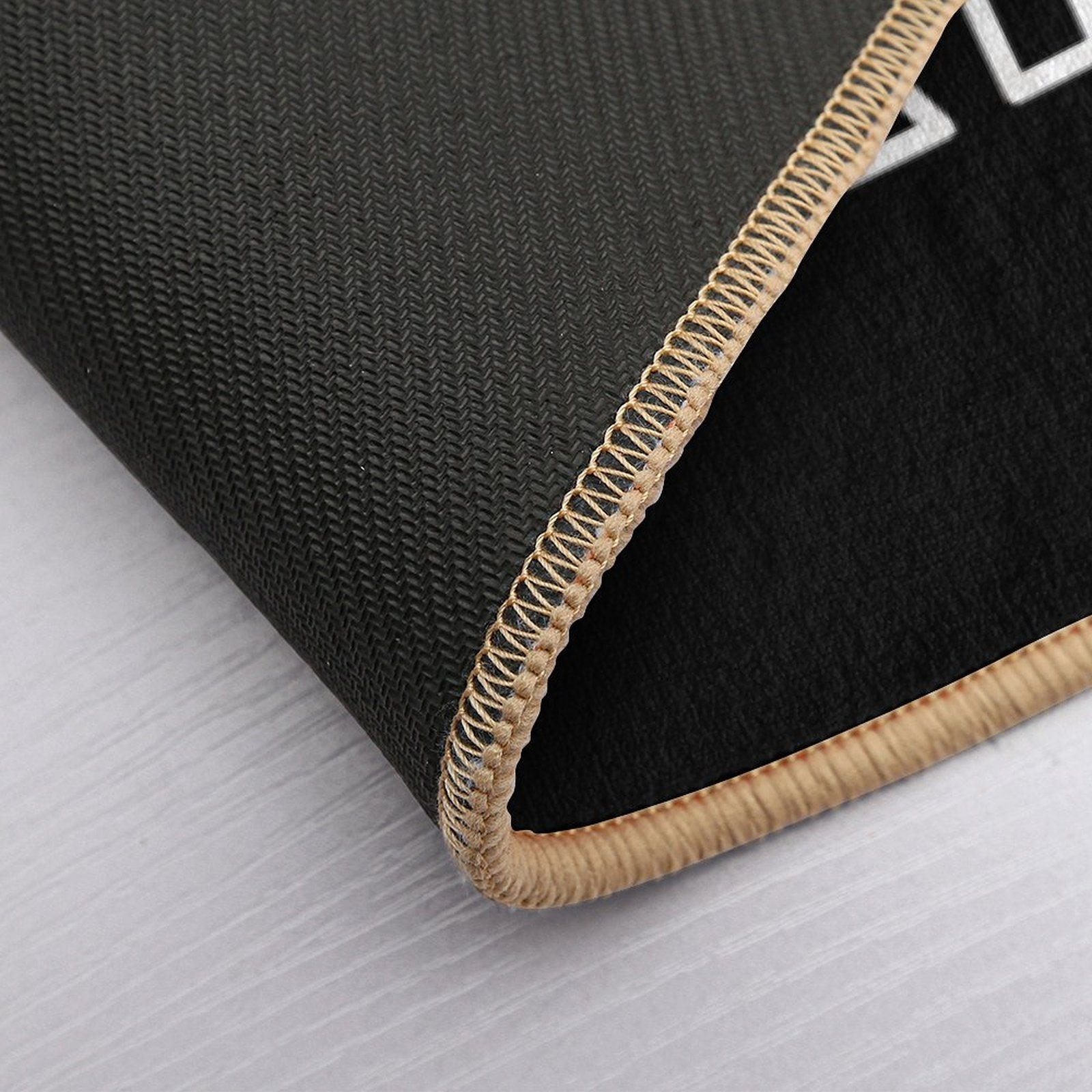 Captain Lance White Typography - Legends of Tomorrow  Repositionable Bath Mat