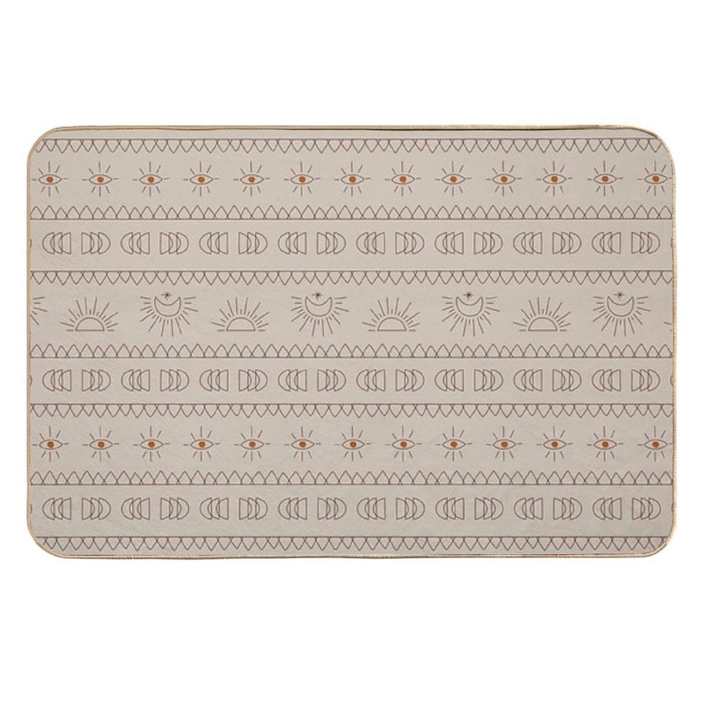 Boho Llama  Stain-Proof Bath Mat