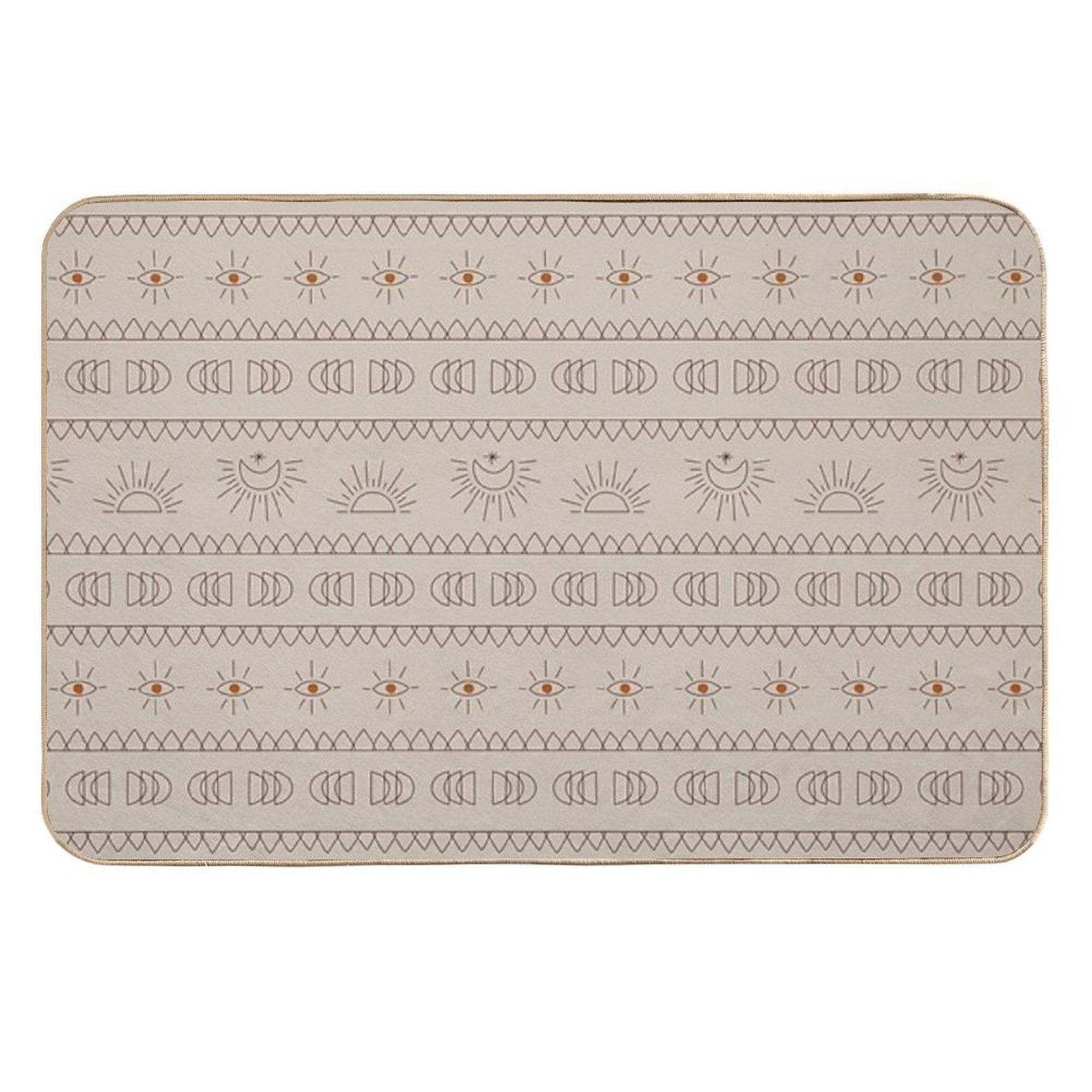 Boho Llama  Stain-Proof Bath Mat