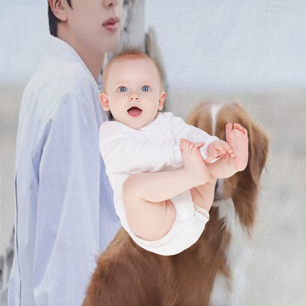 JIN BTS All-season Throw Blanket