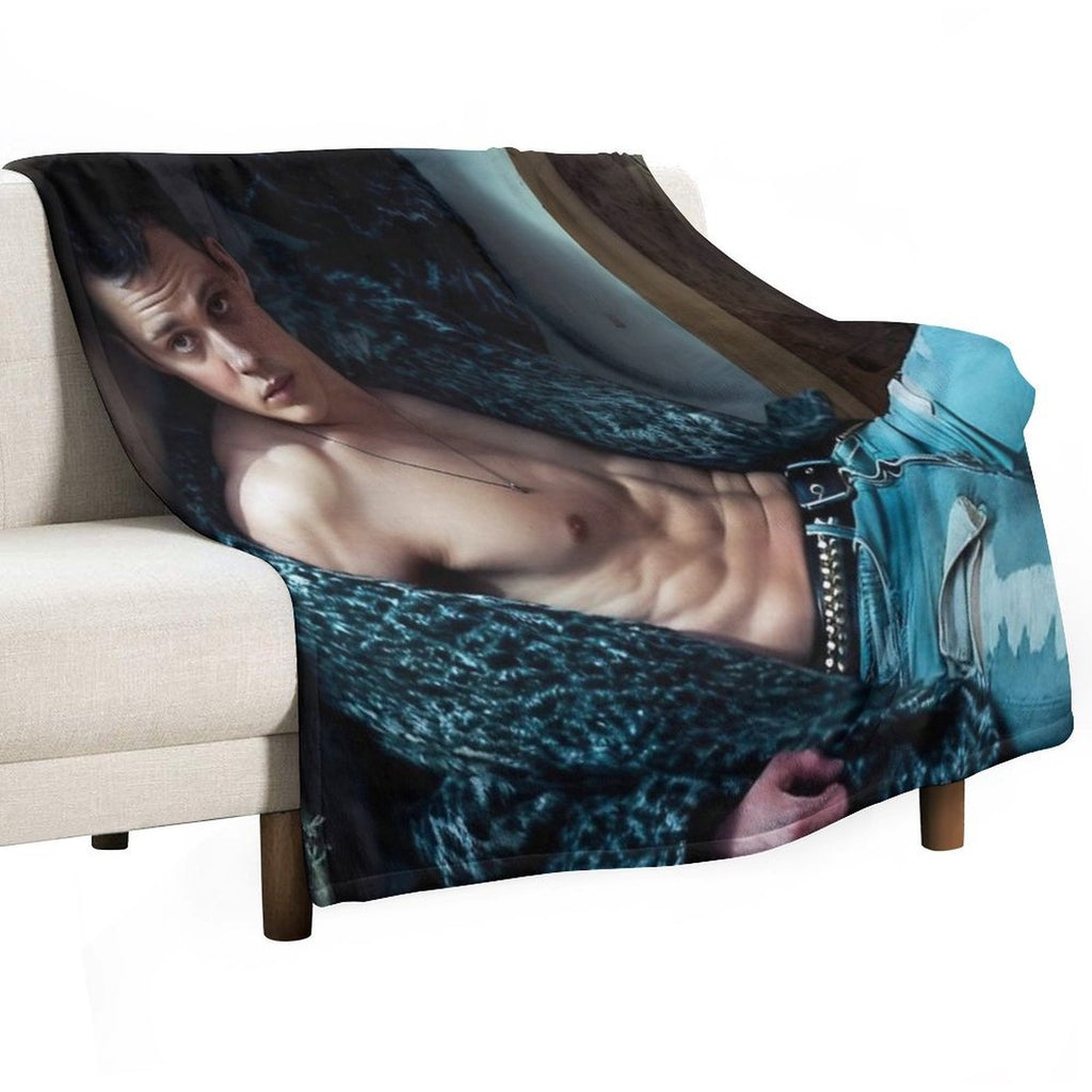 Bill Skarsgard Anti-pilling Throw Blanket