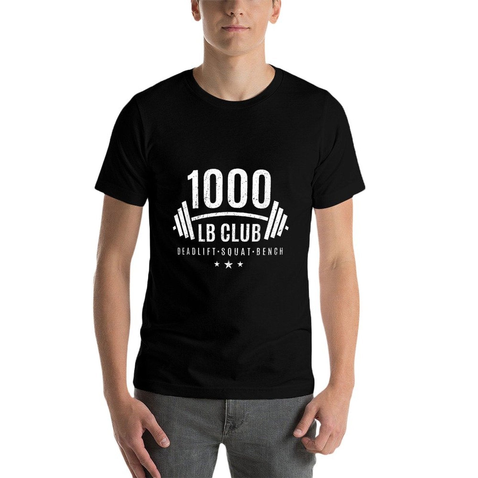 1000 Lb Club - Weightlifting Gift for Bodybuilders  Polyester Blend T-Shirt