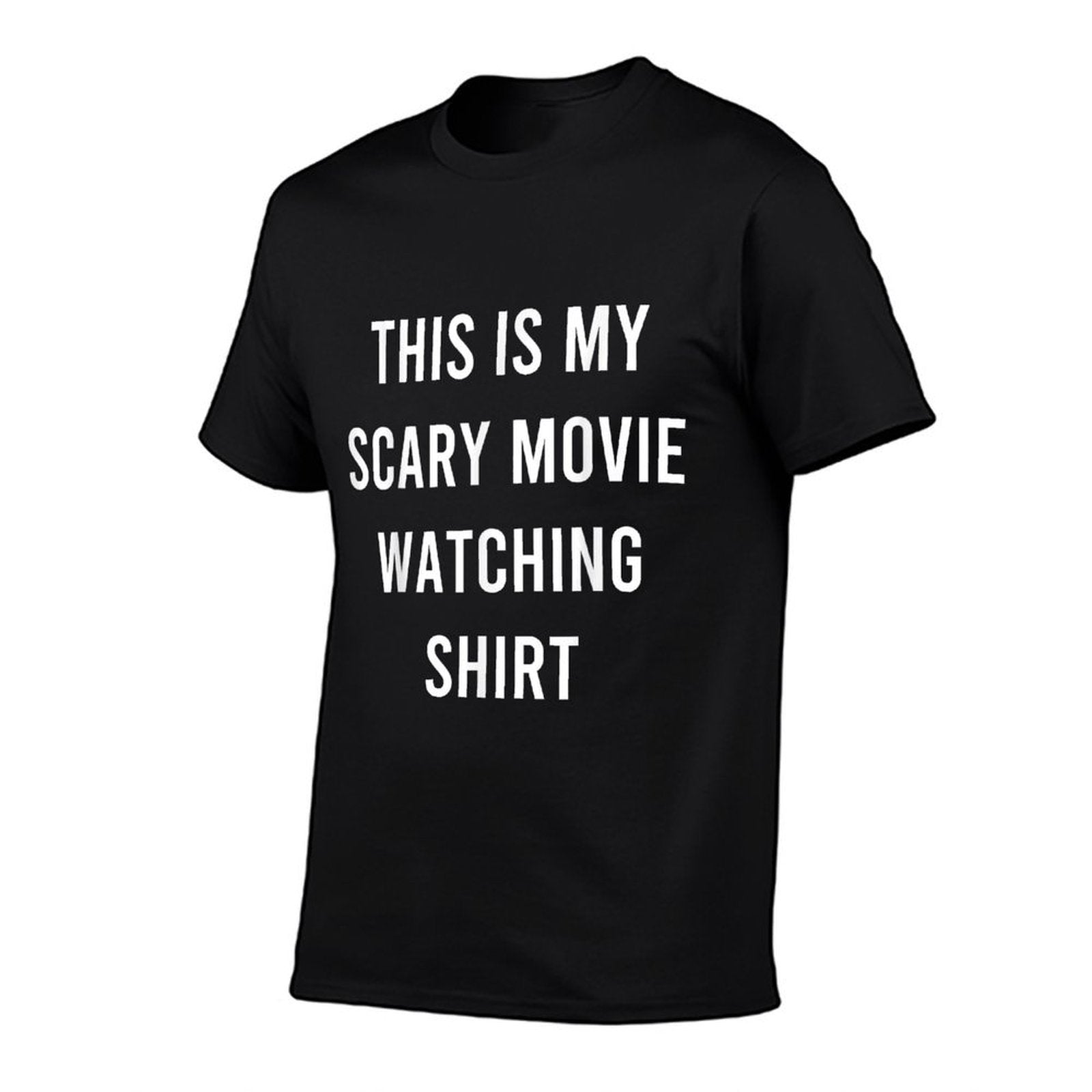 This Is My Scary Movie Watching  Oversized Silhouette T-Shirt