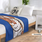 Jalen Brunson Three Point Celebration Velvety-soft Throw Blanket