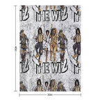 Grungy Wiz Premium Throw Blanket