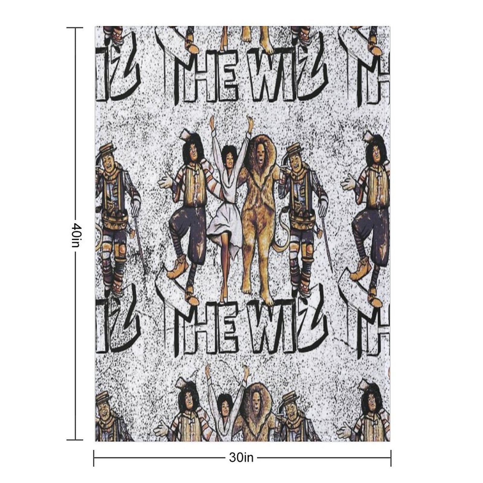 Grungy Wiz Premium Throw Blanket