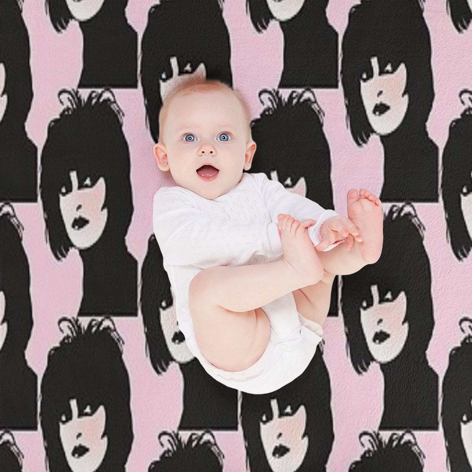 Siouxsie Sioux Compact Throw Blanket