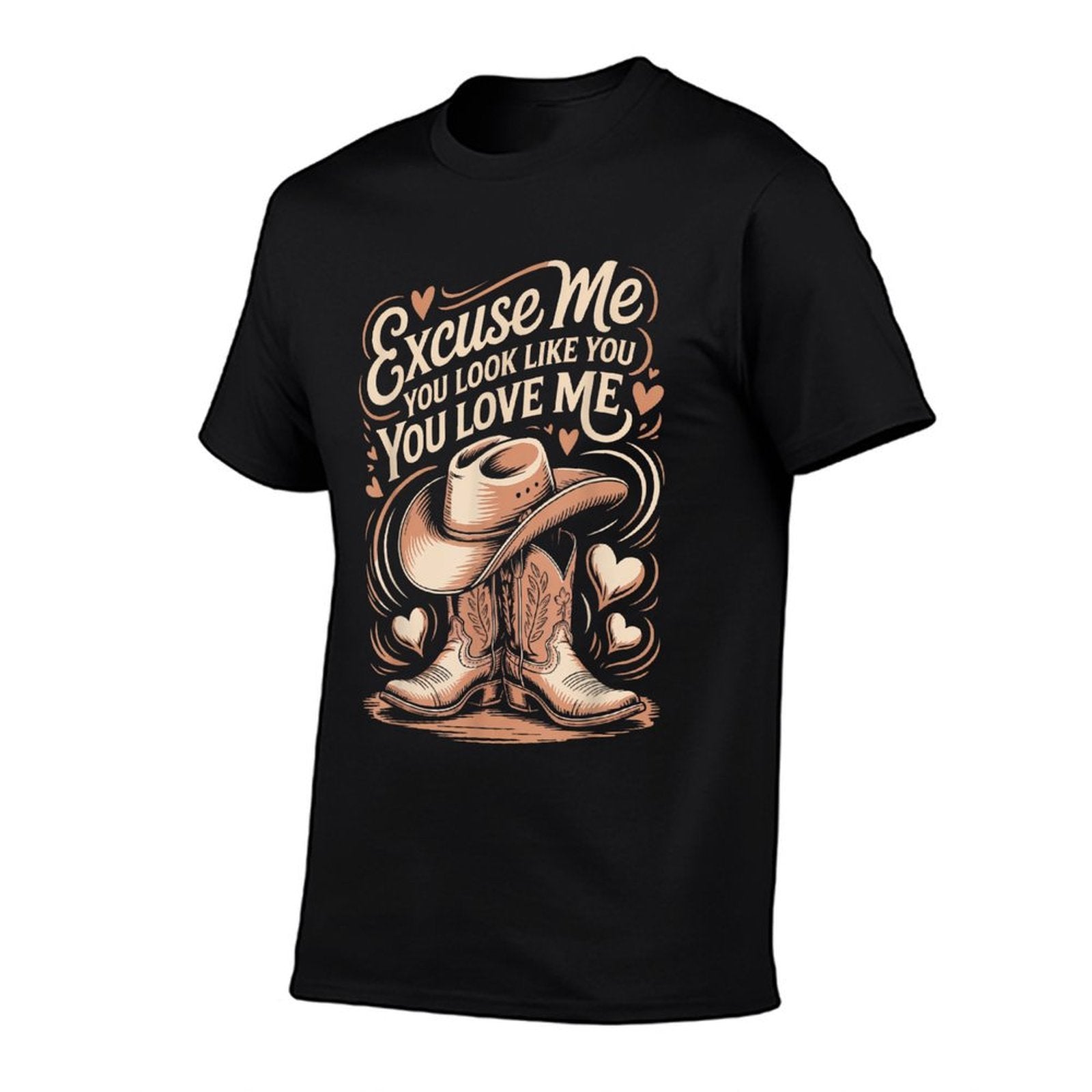 Funny Excuse Me You Look Like You Love Me Funny Boots Memes  Eco-friendly Material T-Shirt