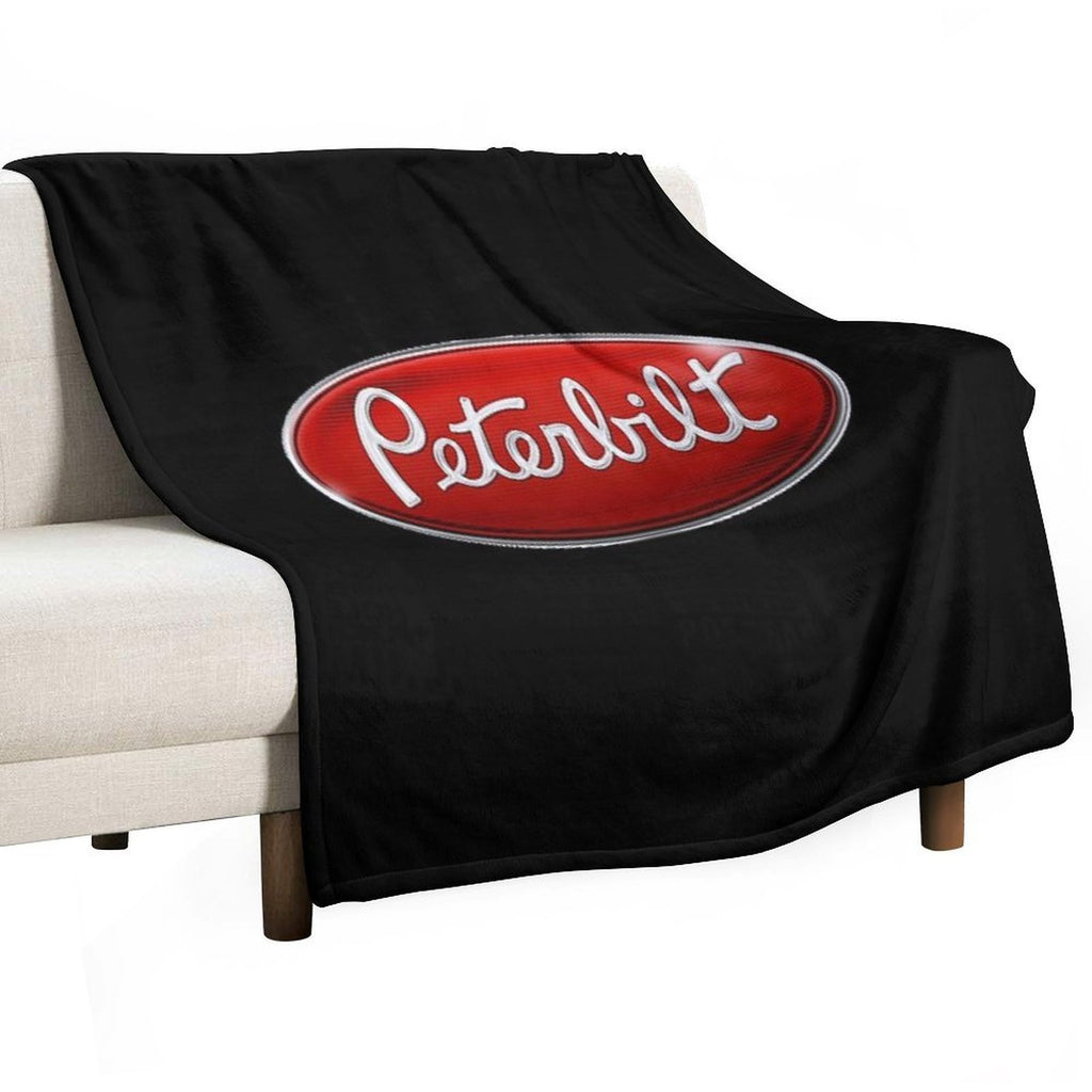 Peterbilt Embelm Travel-friendly Throw Blanket