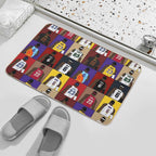LeBron James Grid  Non-Slip Bath Mat