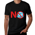 No ICE Funny Ice Cube Anti ICE Deportation Human Rights  Summer-ready Fabric T-Shirt