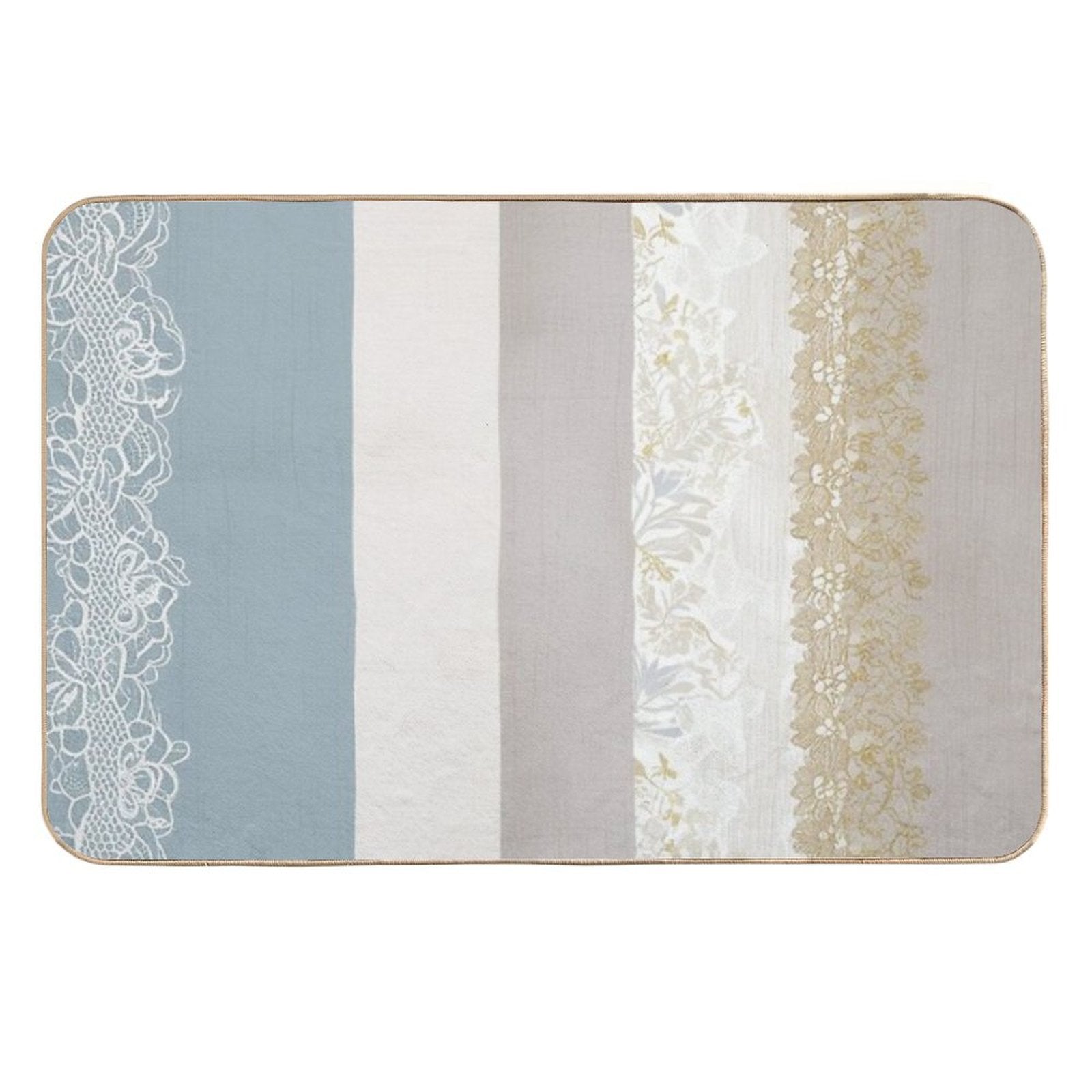 • A Design That Radiates Serenity with Soft Color Tones  Dirt-Trapping Bath Mat