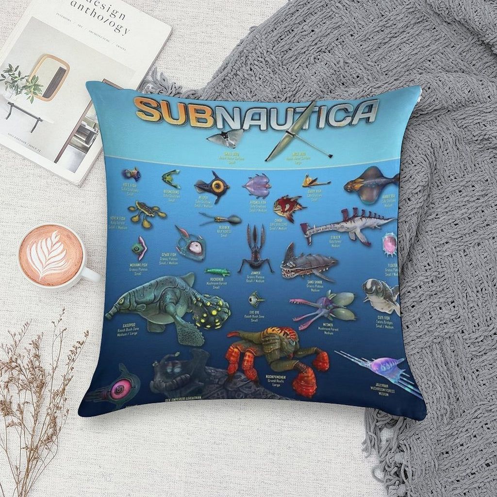 Subnautica Soft Gift Ready Throw Pillow