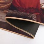 Accolade by Edmund Blair Leighton Medieval Knight Sword And Lady  Multi-Purpose Bath Mat