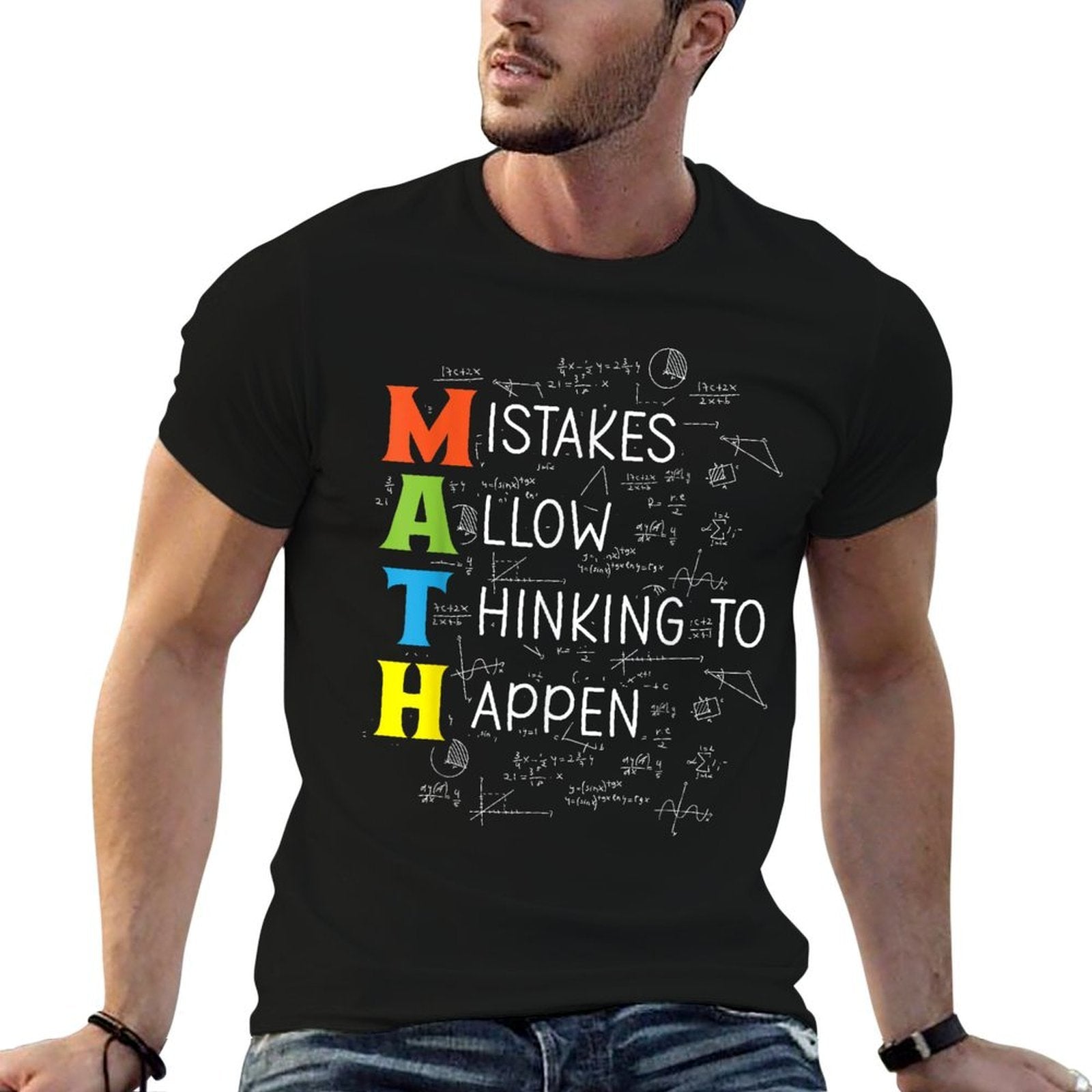 MATH Mistakes Allow Thinking To Happen  Moisture-wicking T-Shirt