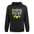 Kids Easter Chicks Dig Me Watercolor Shrink-Resistant Hoodie