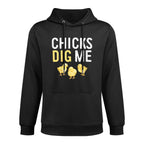 Kids Easter Chicks Dig Me Watercolor Shrink-Resistant Hoodie