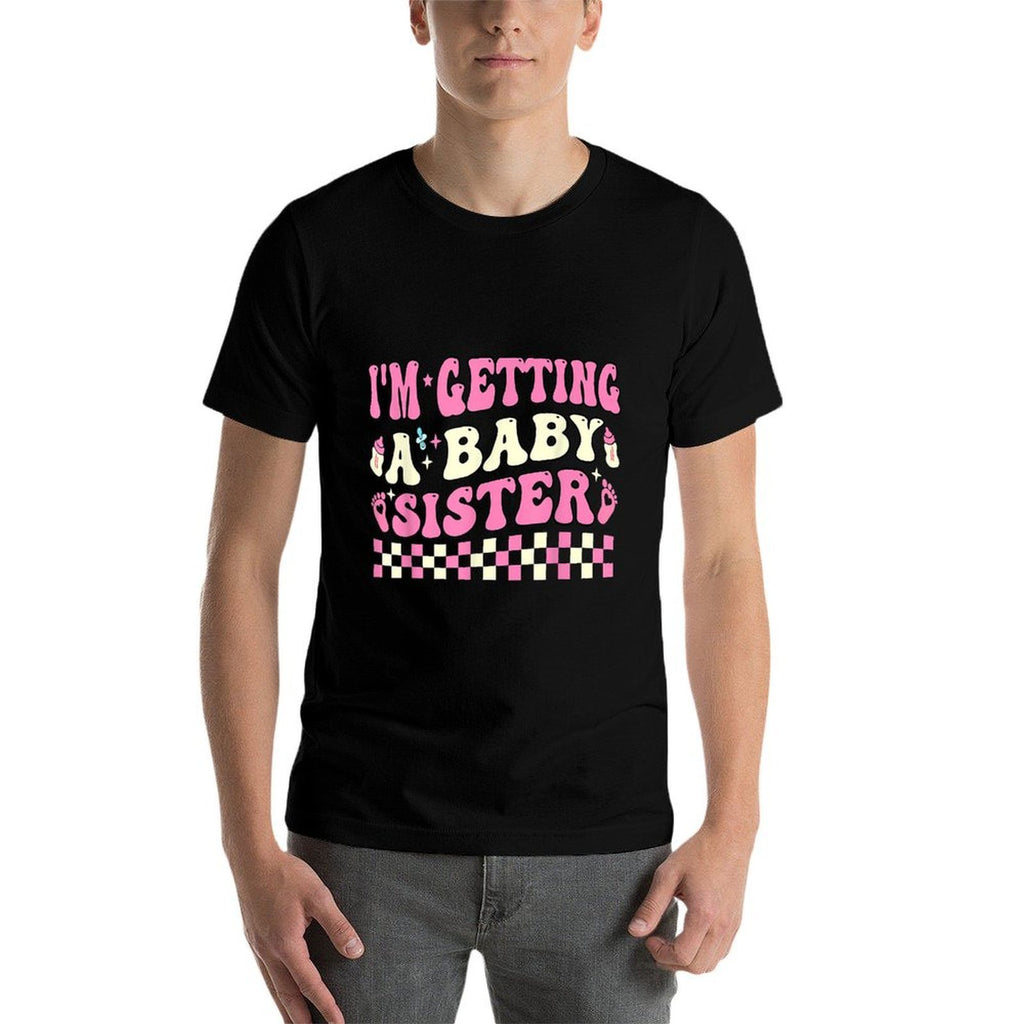 Pregnancy Announcement Toddler Im Getting A Baby Sister  Summer-ready Fabric T-Shirt