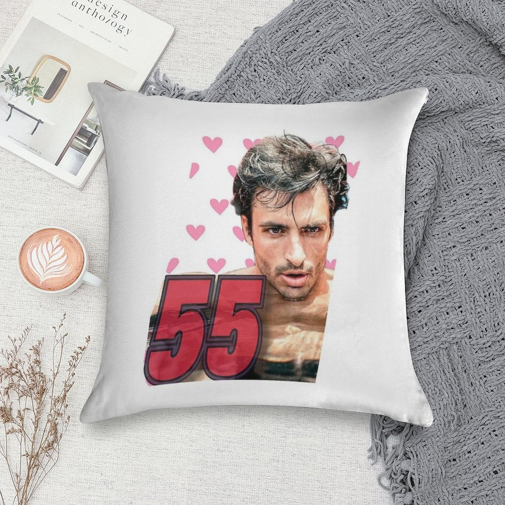 Carlos Sainz Soft Home Decor Throw Pillow