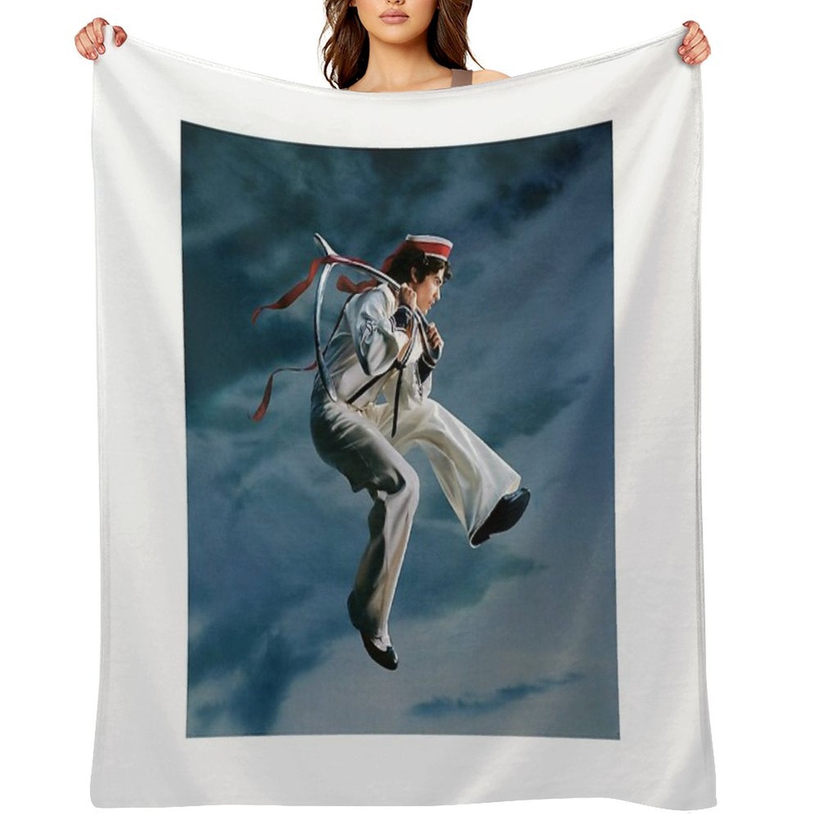 Wishbone Wrinkle-free Throw Blanket