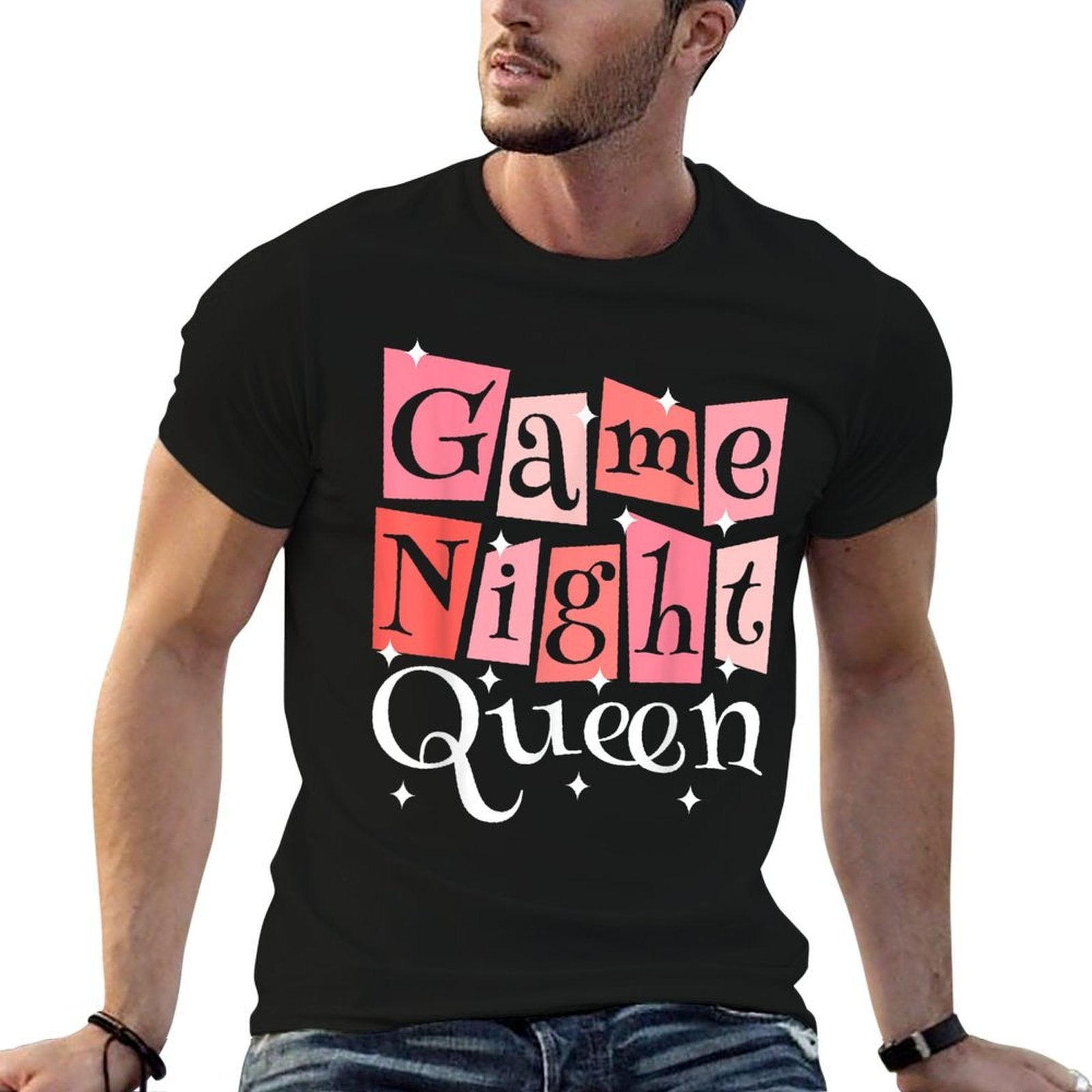Girl Game Night Daughter Family Board Game Night  Stretchy T-Shirt