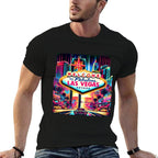Las Vegas Nevada Design Las Vegas Souvenir - Men Women Kids  Ribbed Collar T-Shirt