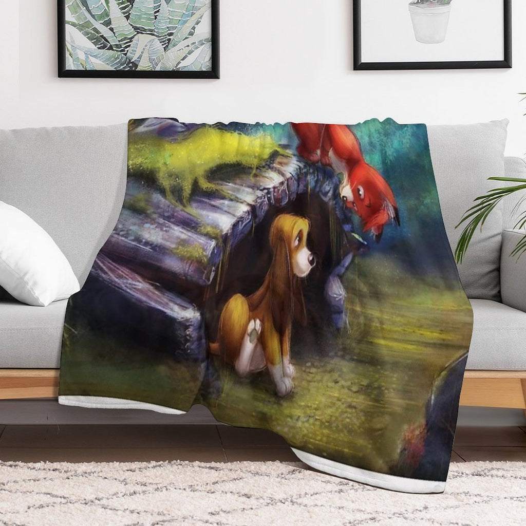 When You're The Best of Friends Plush Throw Blanket