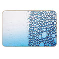 Fwc 1503 Bubble Blue Water  Easy Maintenance Bath Mat