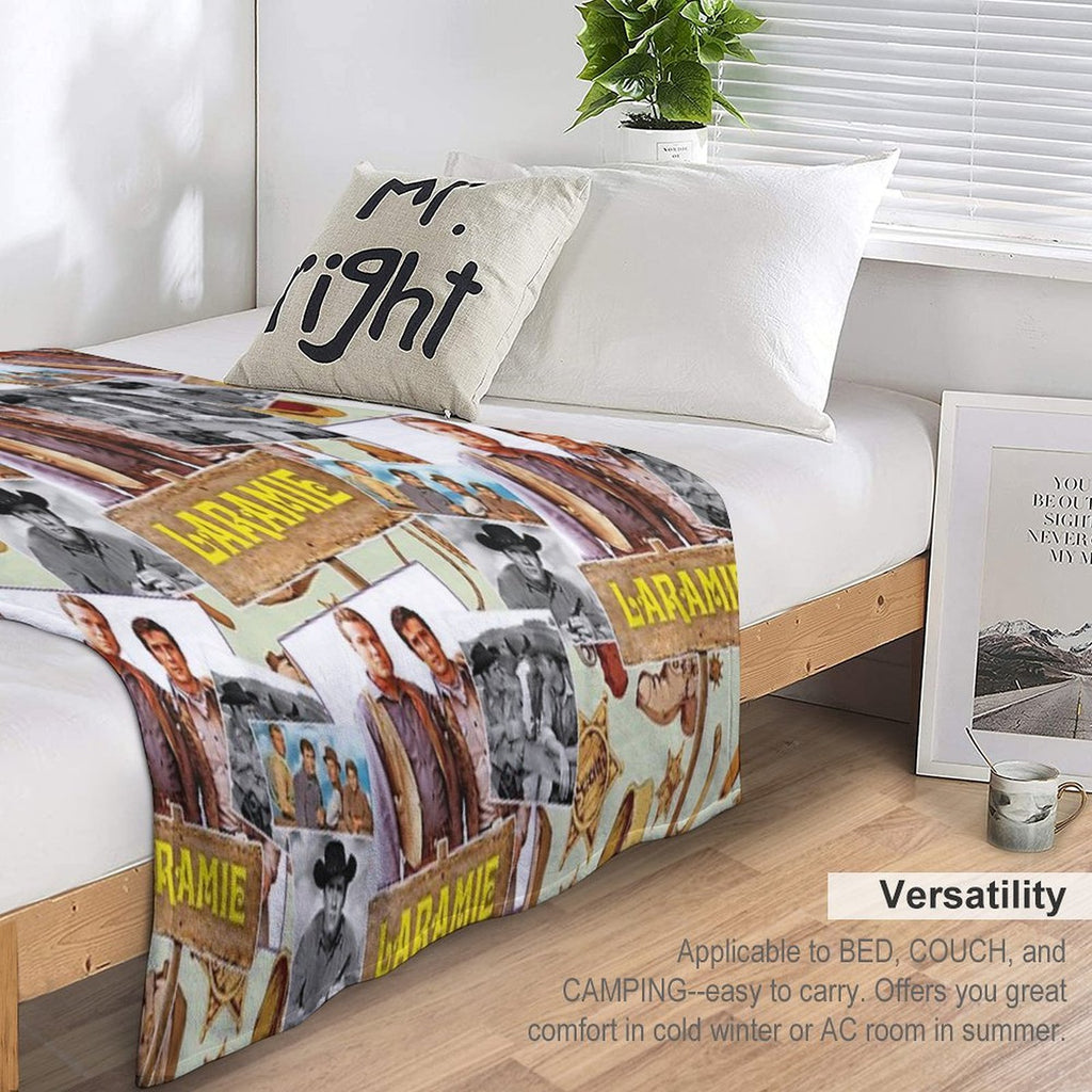 Laramie, Western Series 60s Machine-washable Throw Blanket