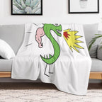 Trogdor Cute Dragon Homestar Runner Versatility Throw Blanket