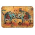 Vintage Elephants  Long-Lasting Bath Mat