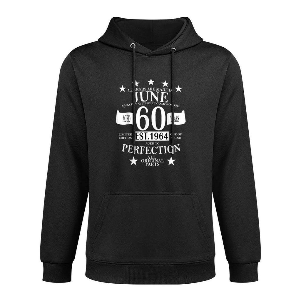 Legends Made In June 1964 60th Birthday Perfection Relaxed Fit Hoodie