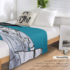 No Crying in Yachting Quick-dry Throw Blanket