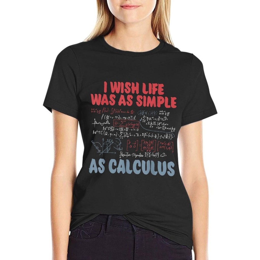 Funny Calculus Math Joke Humor Men Women Math Teachers  Oversized Silhouette T-Shirt