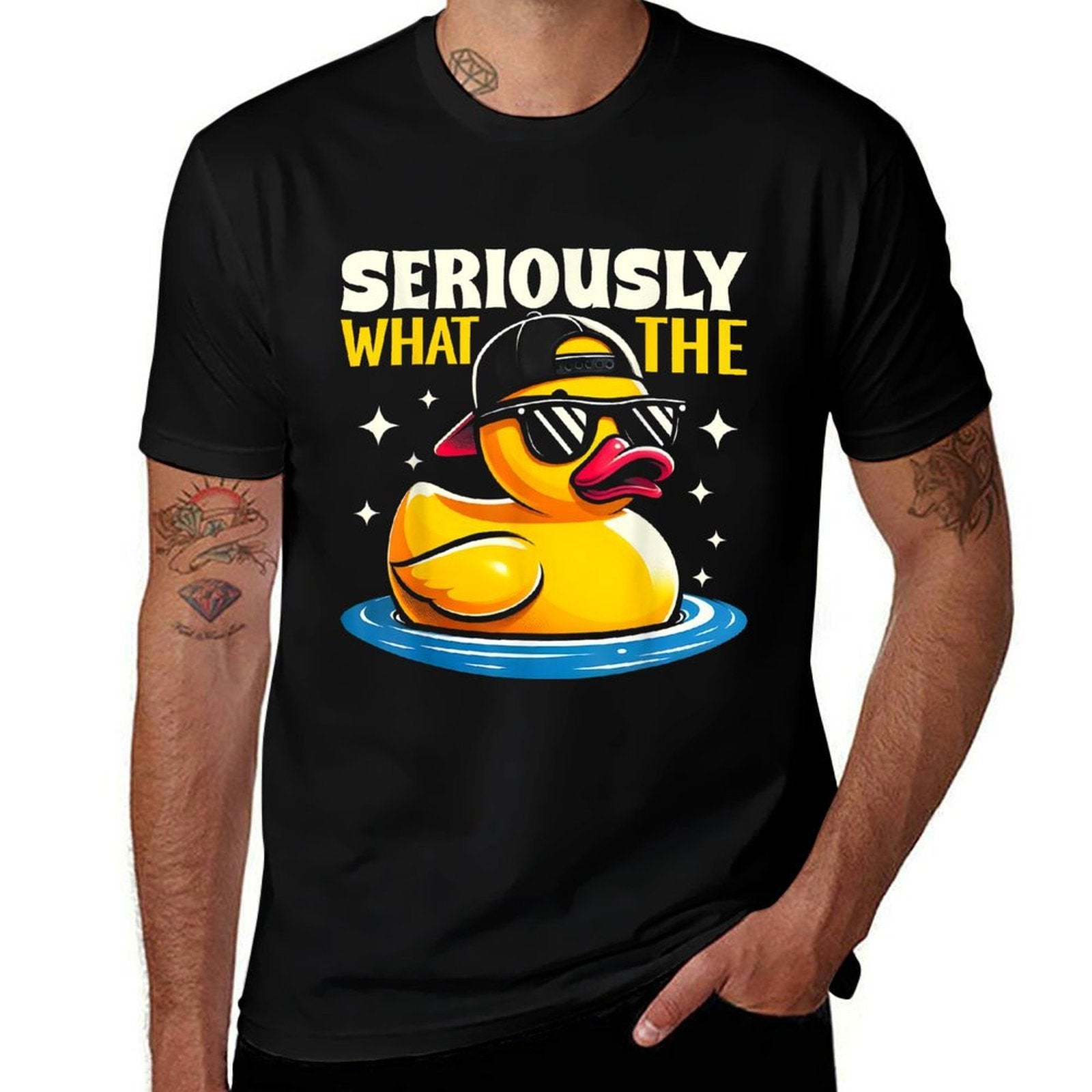 Seriously What The Duck - Funny Duck Lover  Durable T-Shirt