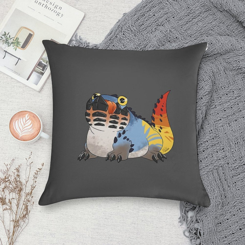 Monster Hunter World Dodogama Soft Short Plush Fabric Throw Pillow
