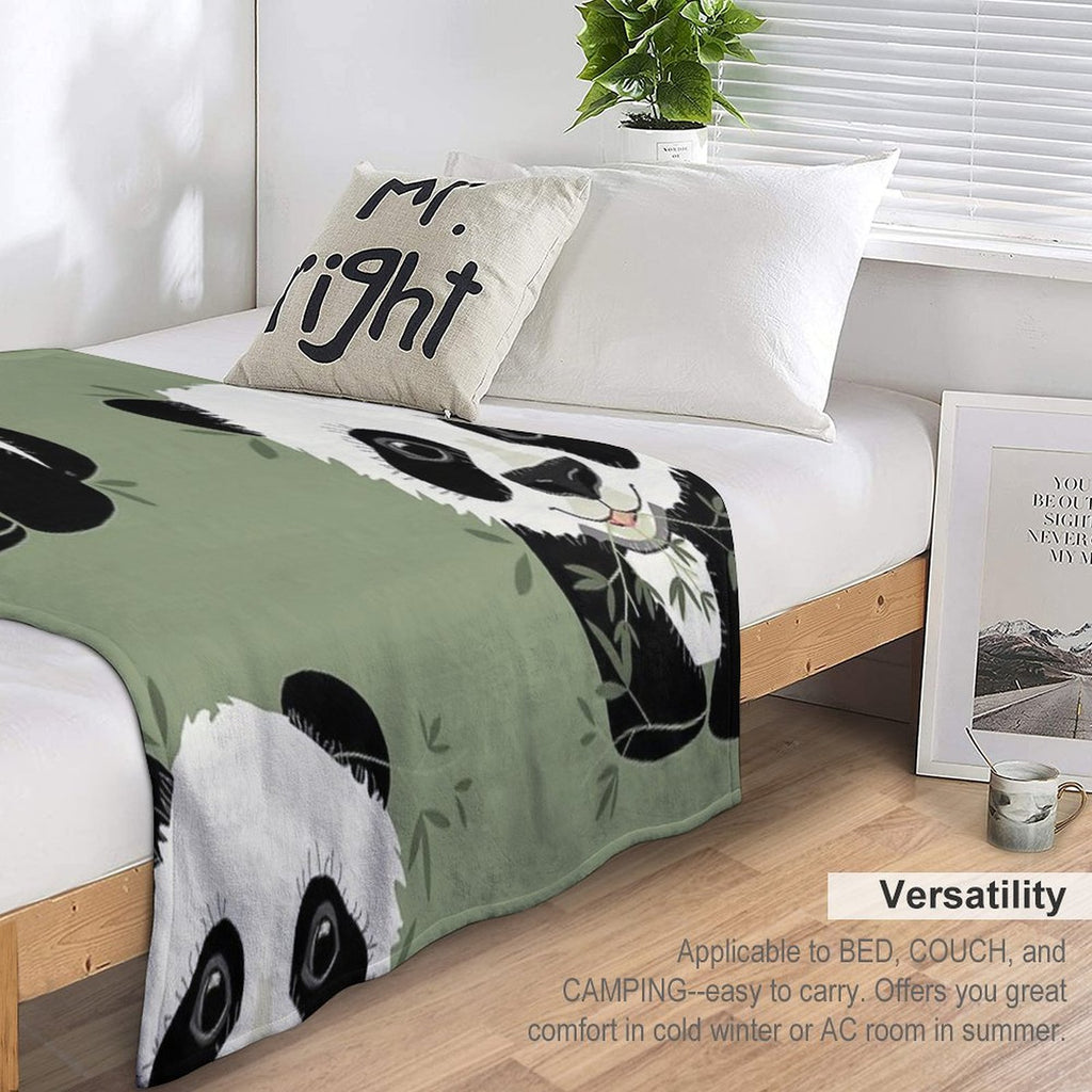 Panda Durable Throw Blanket